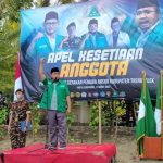 urupedia media urup Ribuan Anggota Ansor Banser Trenggalek Gelar Apel Kesetiaan dan Vaksinasi