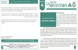 Buletin Nusantara Edisi 6; Problematika Daging Kurban