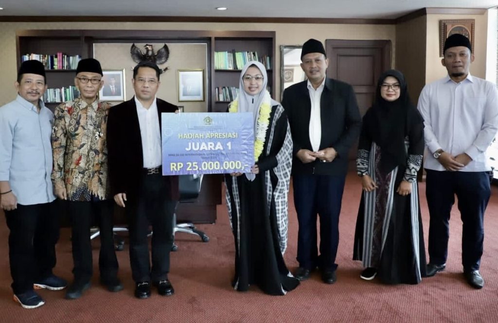 Juara 1 MHQ Internasional di Kazan, Dewi Yukha Nida Dapat Bonus 25 Juta dari Kemenag