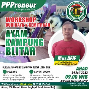 DPC PPP Kabupaten Blitar Akan Gelar Workshop Budidaya dan Kemitraan