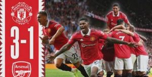 Tak Mau Disebut Pelawak Merah, MU Buktikan Permainan Epiknya Kalahkan Arsenal