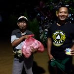Banjir Landa Gandusari Trenggalek, Ansor Banser Dirikan Posko dan Bagikan Makanan Gratis