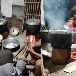 Belum Ada Bantuan dari Luar Ansor Gandusari Dirikikan Posko dan Bagi Makanan ke Korban Banjir