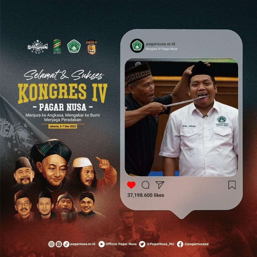 Link Twibbon Kongres IV Pagar Nusa 2022