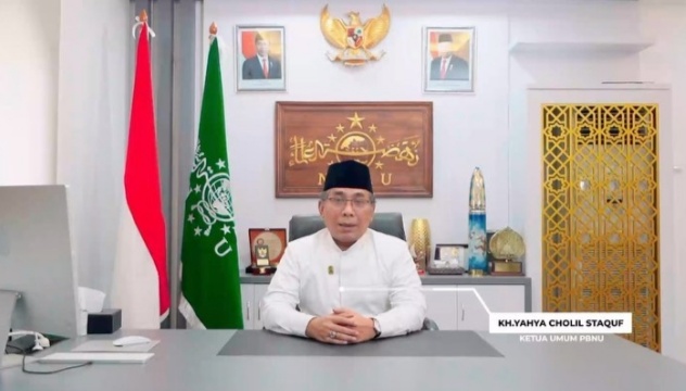 KH Yahya Cholil Staquf Ajak Warga NU Bergabung Berbagi Barokah Raksasa Satu Abad NU