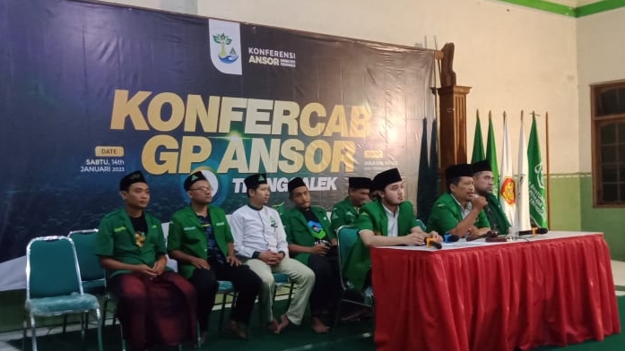 Sukses Gelar Konfercab, Gus Zaki Kembali Nahkodai PC GP Ansor Trenggalek