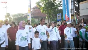 Menyongsong 1 Abad NU, Presiden Jokowi Apresiasi dan Ikut Jalan Sehat