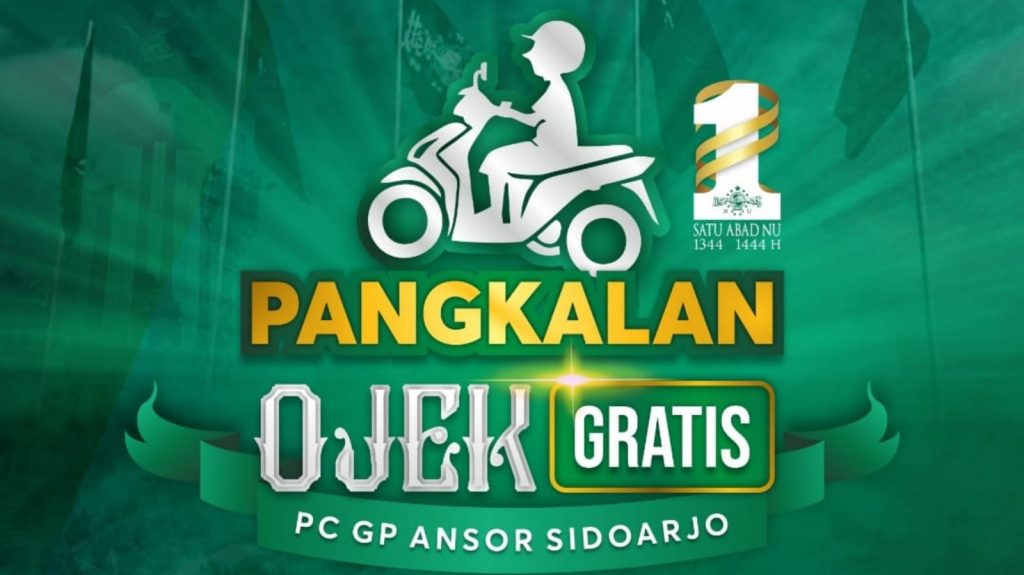 Ojek Gratis Resepsi Puncak Harlah Satu Abad NU, Ini Lokasi dan Narahubungnya…