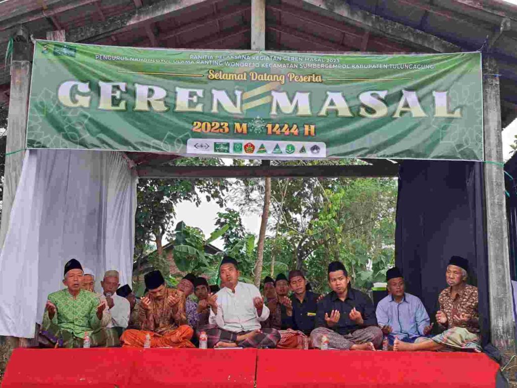 Sambut Bulan Ramadan, Banom NU Wonorejo Kompak Menggelar ‘Geren’ Massal