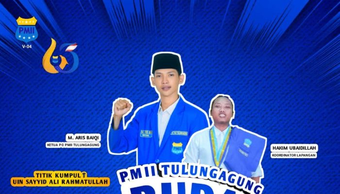 Ratusan Kader PMII Tulungagung Berduyun-duyun Berangkat Harlah PMII ke-63