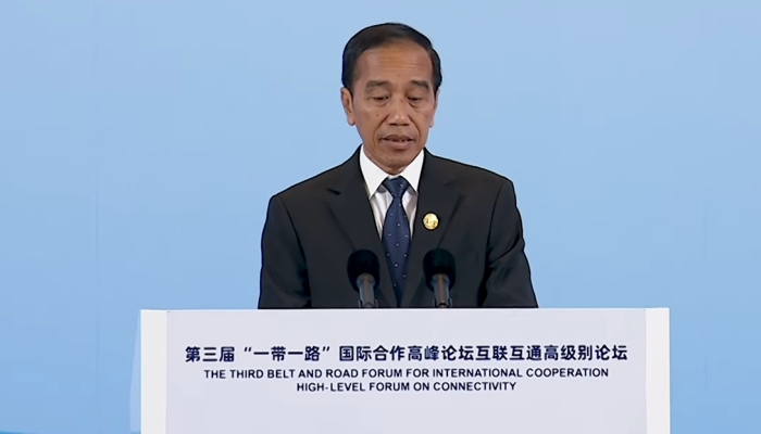 Jokowi Sampaikan Pembangunan Konektivitas dalam High Level Forum