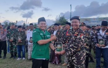 Kukuhkan Pengurus Baru, Banser Tulungagung Gelar Apel Kesetiaan