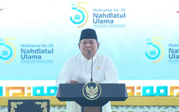 Buka Muktamar ke-35 NU, Prabowo Tegaskan Peran Strategis NU bagi Bangsa